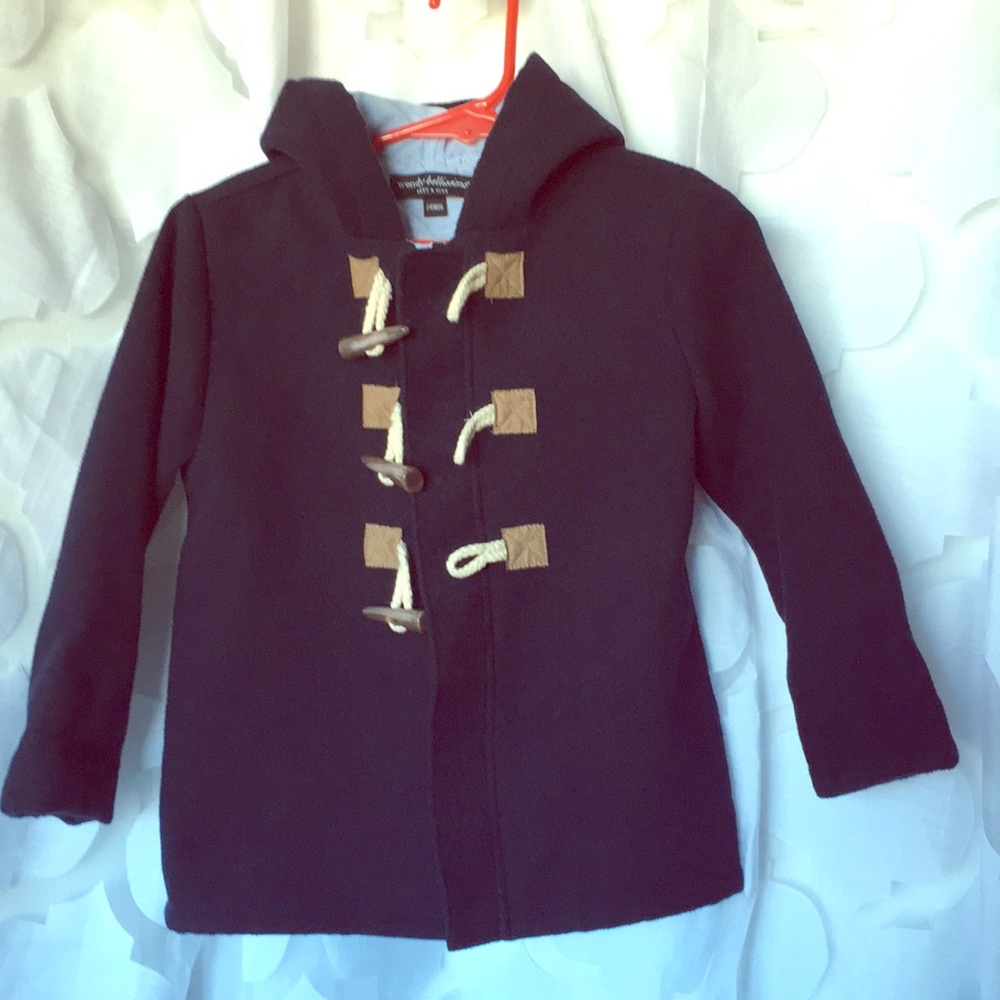 Toddlers pea coat, 24mo Wendy Bellissimo nice coat